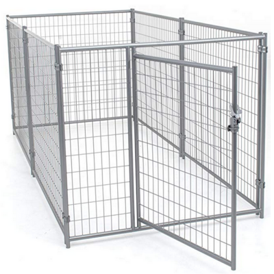 2.3X2.3X1.2m galvanized chain link dog run kennel