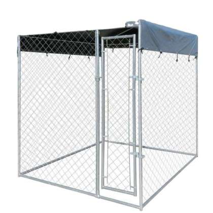 10x10x6 foot classic galvanized outdoor dog kennel/metal dog run cage